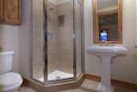 Queen Guest Room Bath with Walk-in Shower.